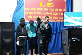 Chư Pưh đưa đối tượng trộm cắp tài sản ra kiểm điểm trước dân