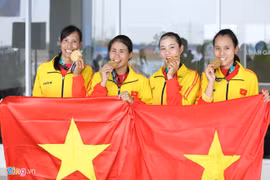 Đội tuyển rowing Việt Nam nhận gần 1 tỷ tiền thưởng sau tấm HCV