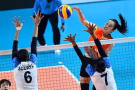 Bóng chuyền nữ Việt Nam lách qua khe cửa hẹp vào tứ kết ASIAD