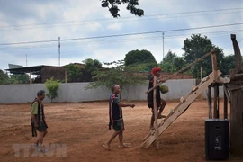 Lễ cầu mưa của người Jrai ở Gia Lai trong ngày nắng hạn