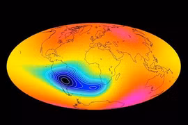 Hiện tượng lạ ở Nam Mỹ: trái đất chuẩn bị đảo ngược?