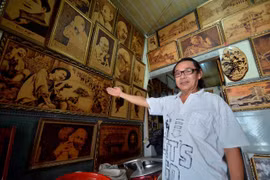 Vẽ chân dung Bác Hồ bằng niềm cảm hứng bất tận