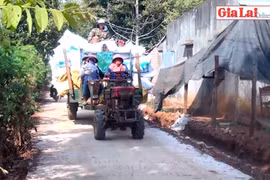 Ia H'Lốp: Đường giao thông nội đồng, giúp dân cải thiện sinh kế