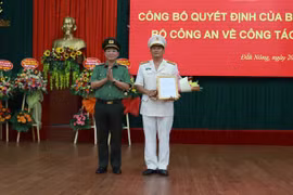 Thiếu tá Nguyễn Hữu Đức giữ chức vụ Phó Giám đốc Công an tỉnh Đắk Nông