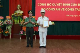 Thiếu tá Nguyễn Hữu Đức giữ chức vụ Phó Giám đốc Công an tỉnh Đắk Nông