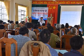 Bồi dưỡng kiến thức pháp luật cho người có uy tín dân tộc thiểu số