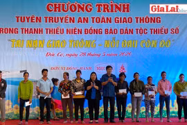 Tuyên truyền an toàn giao thông trong thanh-thiếu niên đồng bào dân tộc thiếu số