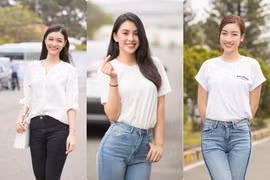 Đỗ Mỹ Linh, Trần Tiểu Vy, Kiều Loan mặc giản dị đọ sắc vẫn đẹp "đốn tim" người nhìn