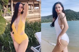 Mai Phương Thúy liên tục diện áo tắm hở bạo hậu giảm cân
