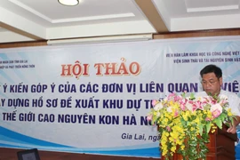 Gia Lai:Đề xuất xây dựng Khu dự trữ sinh quyển Cao nguyên Kon Hà Nừng