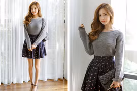 Cách phối đồ siêu chất với áo len nữ khiến các nàng thích mê