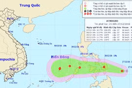 Kịch bản áp thấp nhiệt đới mạnh lên thành bão dịp Tết Dương lịch