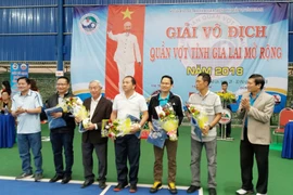 140 VĐV tham gia Giải vô địch quần vợt tỉnh Gia Lai mở rộng năm2018