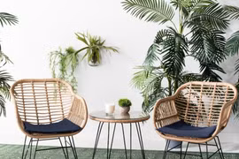 Bàn ghế ăn đẹp dành cho khu vực sân vườn