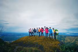 Đón năm mới trên đỉnh Chư Nâm