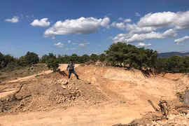 Đức Cơ: Ngang nhiên khai thác đất trái phép