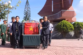 Truy điệu, an táng 45 hài cốt liệt sĩ tại An Khê