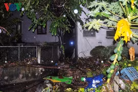 Mưa lớn tại Quảng Trị,2 mẹ con bị nước cuốn trôi xuống cống mất tích