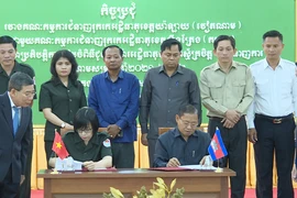 Ban Chuyên trách tỉnh Gia Lai hội đàm với Ban Chuyên trách tỉnh Stung Treng