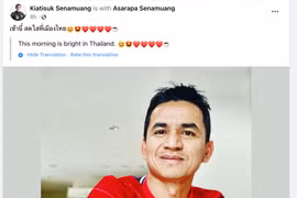 HLV Kiatisak tư vấn U.23 Thái Lan về sân Thiên Trường, bay sang Anh ủng hộ Liverpool