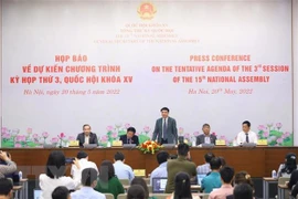 Kỳ họp thứ 3 của Quốc hội khóa XV sẽ khai mạc ngày 23/5