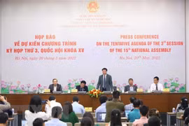 Kỳ họp thứ 3 của Quốc hội khóa XV sẽ khai mạc ngày 23/5
