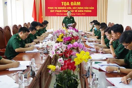 Tọa đàm xây dựng văn bản quy phạm pháp luật về biên phòng
