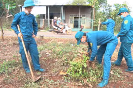 Lực lượng vũ trang Chư Pưh chú trọng công tác dân vận