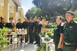 Đồn Biên phòng Cửa khẩu Quốc tế Lệ Thanh tổng kết công tác hậu cần quân đội