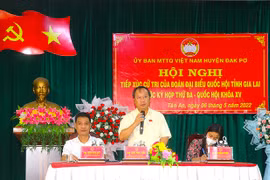 Cử tri huyện Đak Pơ, Đak Đoa phản ánh nhiều vấn đề