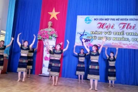 Krông Pa trao giải Hội thi Dân vũ