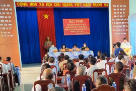 Đại biểu Quốc hội tiếp xúc cử tri huyện Chư Sê