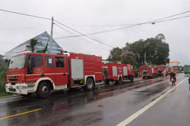 Quảng Ngãi: Cháy xưởng gỗ, thiệt hại gần 1 tỉ đồng