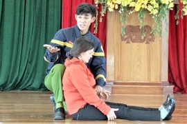 Chư Păh tập huấn công tác phòng cháy chữa cháy, cứu hộ, cứu nạn cho 140 cán bộ, công nhân viên