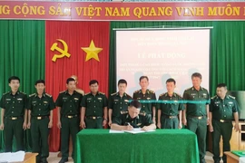 Đồn Biên phòng Ia Mơr phát động đợt thi đua cao điểm tri ân người có công với cách mạng