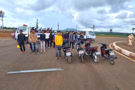 Chư Sê: Bắt giữ nhóm "quái xế" náo loạn tại khu công nghiệp