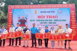 Hội thao huyện Chư Pưh lần thứ II-2022 xã Ia Phang nhất toàn đoàn