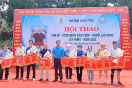 Hội thao huyện Chư Pưh lần thứ II-2022 xã Ia Phang nhất toàn đoàn