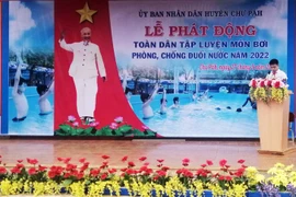 Chư Păh phát động toàn dân luyện tập môn bơi, phòng-chống đuối nước