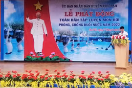 Chư Păh phát động toàn dân luyện tập môn bơi, phòng-chống đuối nước