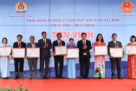 183 nhà giáo tiêu biểu đạt danh hiệu Nhà giáo của năm 2019