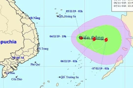 Áp thấp nhiệt đới khả năng mạnh lên thành bão giật cấp 11 trên Biển Đông