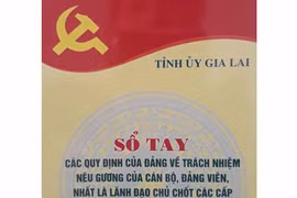 Gia Lai: Ban hành 11.550 cuốn Sổ tay các quy định của Đảng