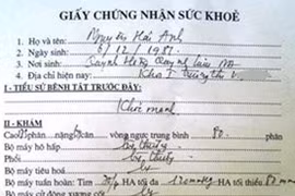 Triệt phá đường dây làm giả giấy khám sức khỏe, bắt giữ 3 nữ nghi phạm