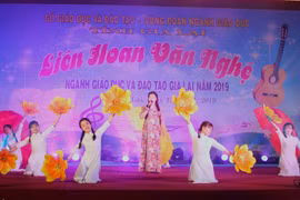 Liên hoan Văn nghệ ngành giáo dục và đào tạo Gia Lai: 60/80 tiết mục đạt giải