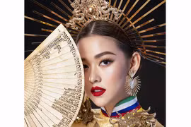 Miss International: Bộ áo dài giúp Tường San giành giải trang phục dân tộc