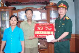 Quân khu 5: Hỗ trợ 5 triệu đồng cho cựu chiến binh có hoàn cảnh đặc biệt khó khăn