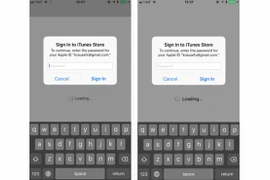 Cẩn thận với yêu cầu nhập mật khẩu Apple ID bất chợt trên iOS