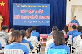 Gia Lai: Tập huấn nghiệp vụ cho 78 cán bộ Đoàn cấp xã