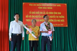 Đắk Nông: Kỷ luật cảnh cáo 3 cán bộ tòa án và công an